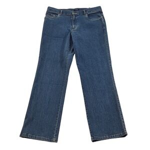 NWT IZOD‎ Ladies Jeans Size 10 32x30 Blue Denim Straight Leg Stretch Casual